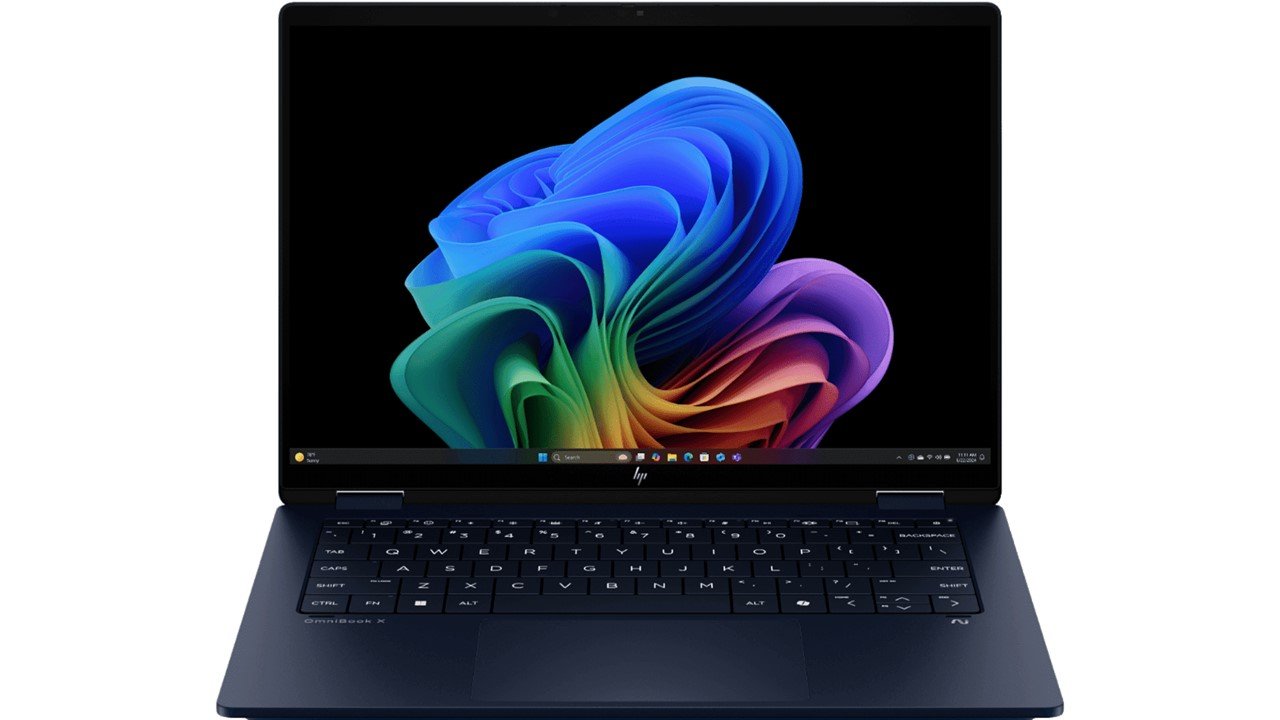 HP OmniBook X Flip 14-fm0100TU Next Gen AI PC, Blue Pro